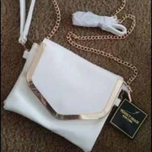 White small crossbody